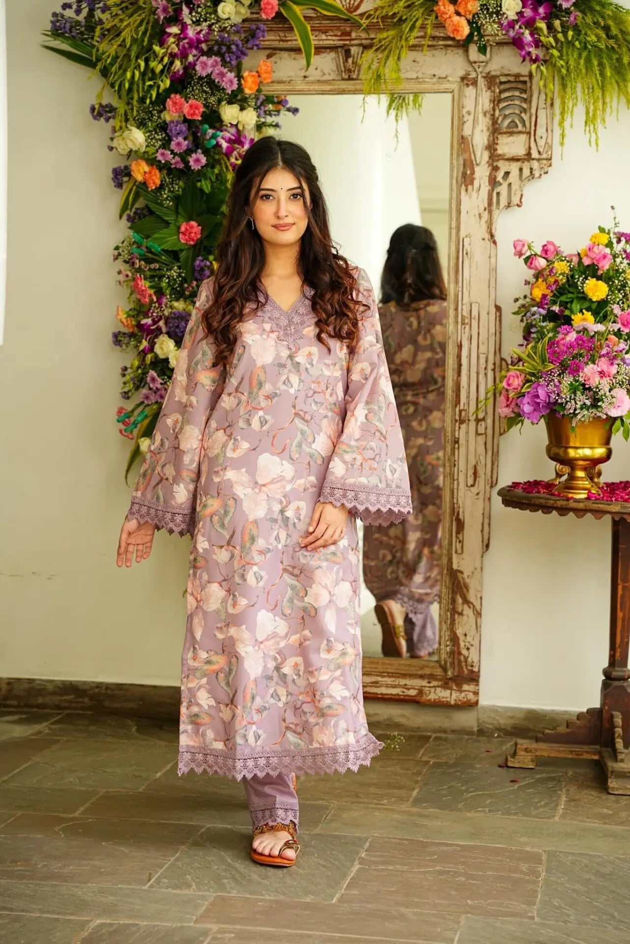 Cleo Linen Cotton Kurta Set